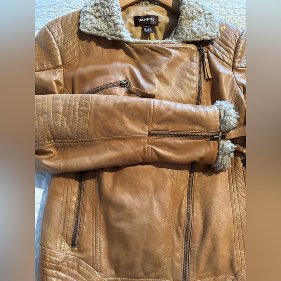 DANIER Leather Jacket Size XS - Picture 8 of 13